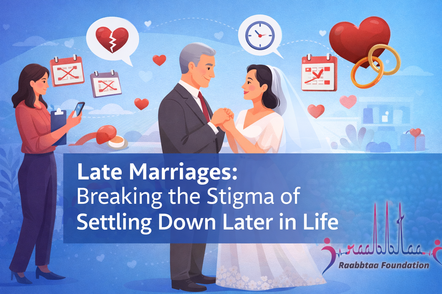 late marriages breaking the stigma of settling down later in life