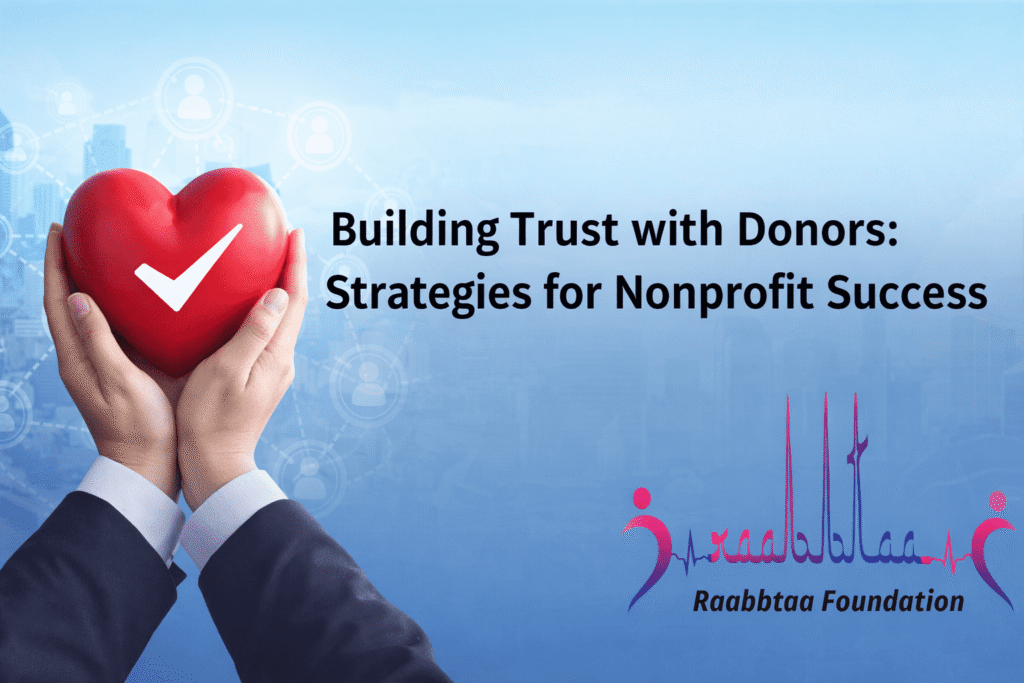 building trust with donors stra