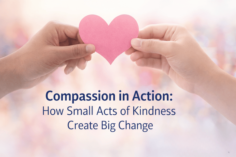 compassion in action how small acts of kindness create big change