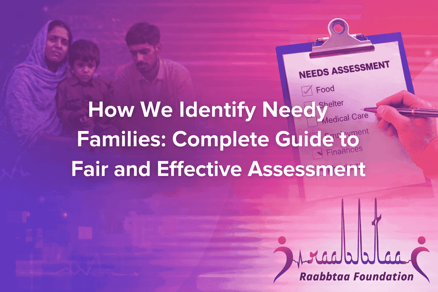 how we identify needy families