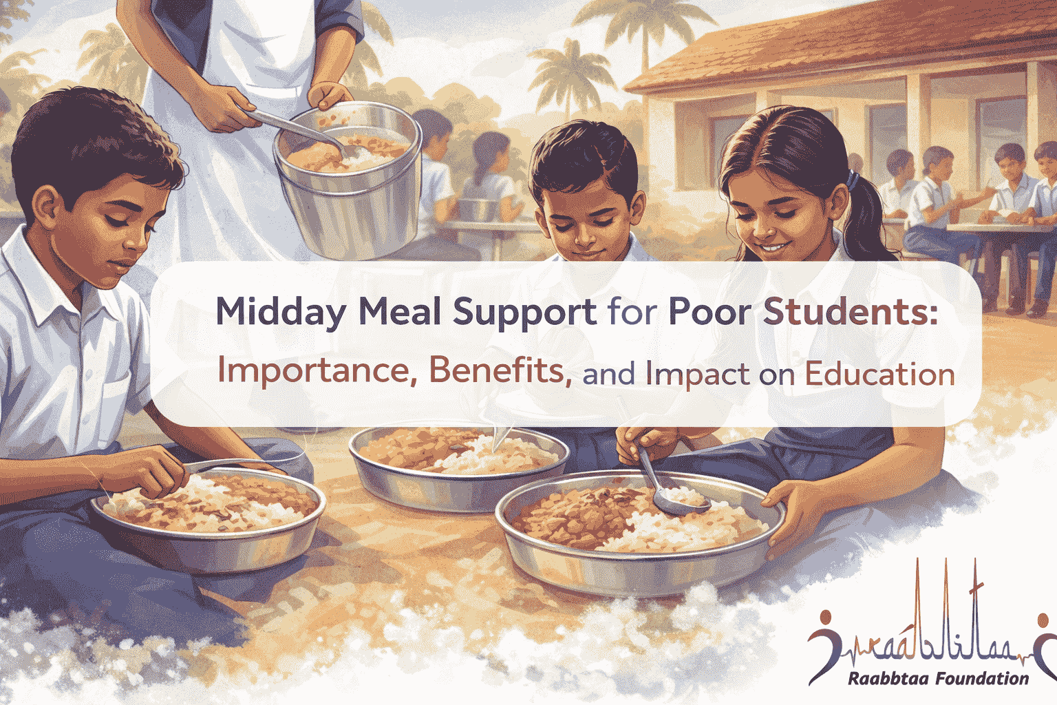 midday meal support for poor stu