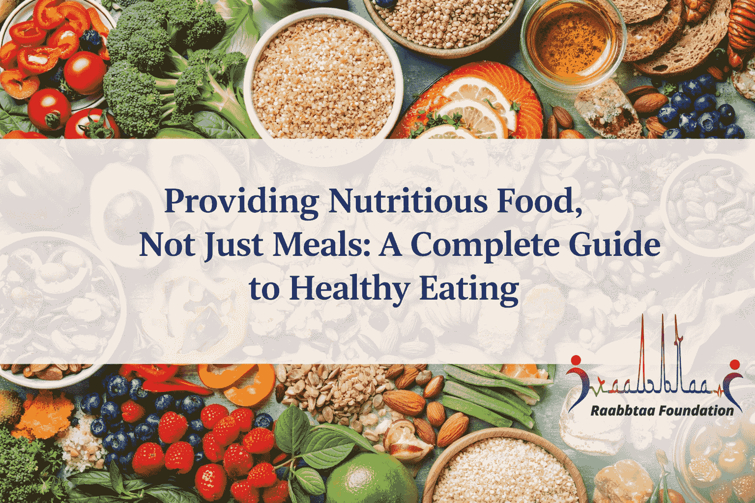 providing nutritious food, not j