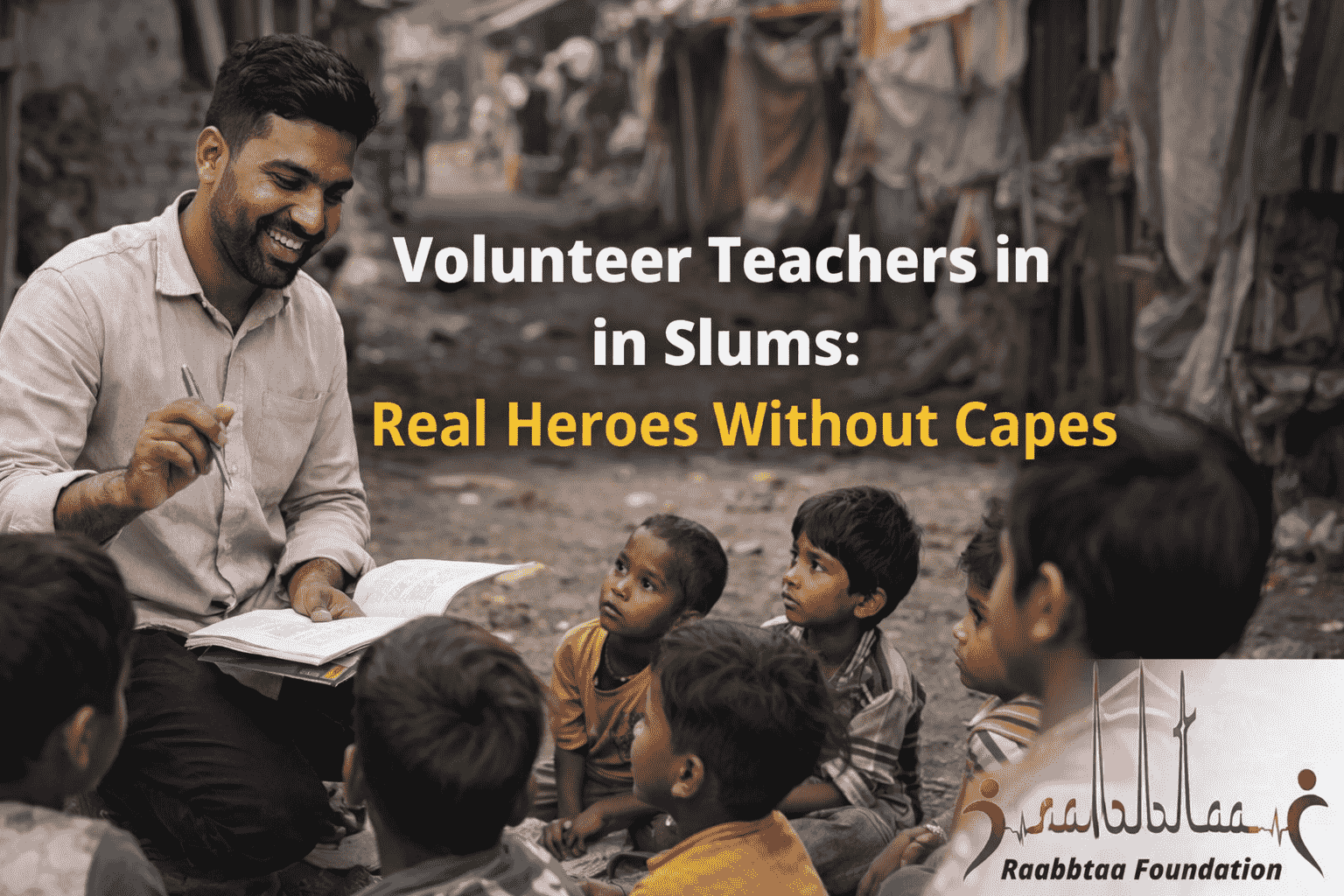 volunteer teachers in slums rea