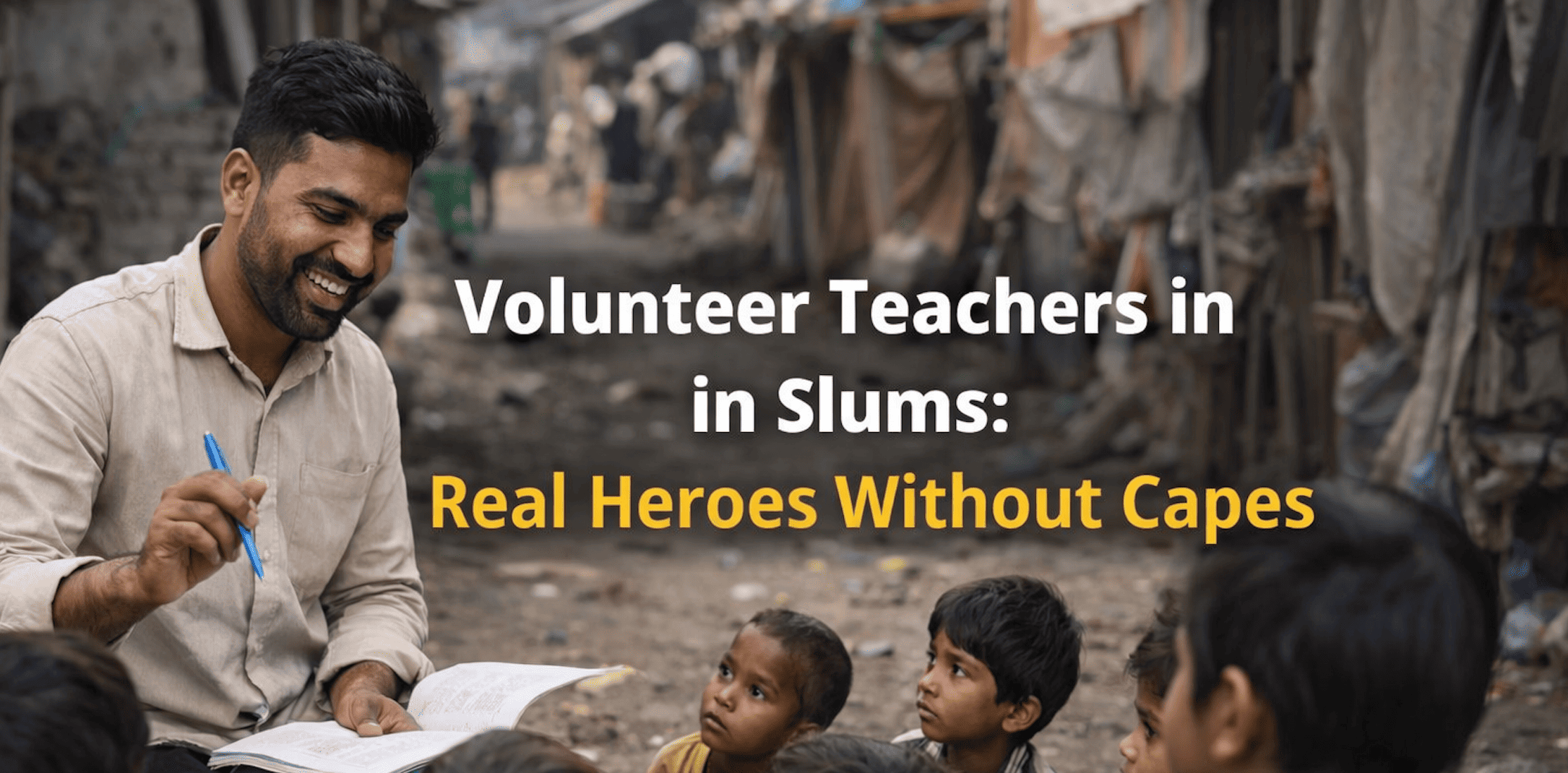 volunteer teachers in slums real heroes without capes
